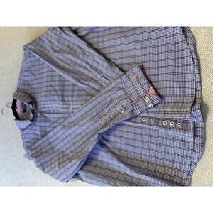Original Penguin Heritage Slim Fit Checkered Dress Shirt